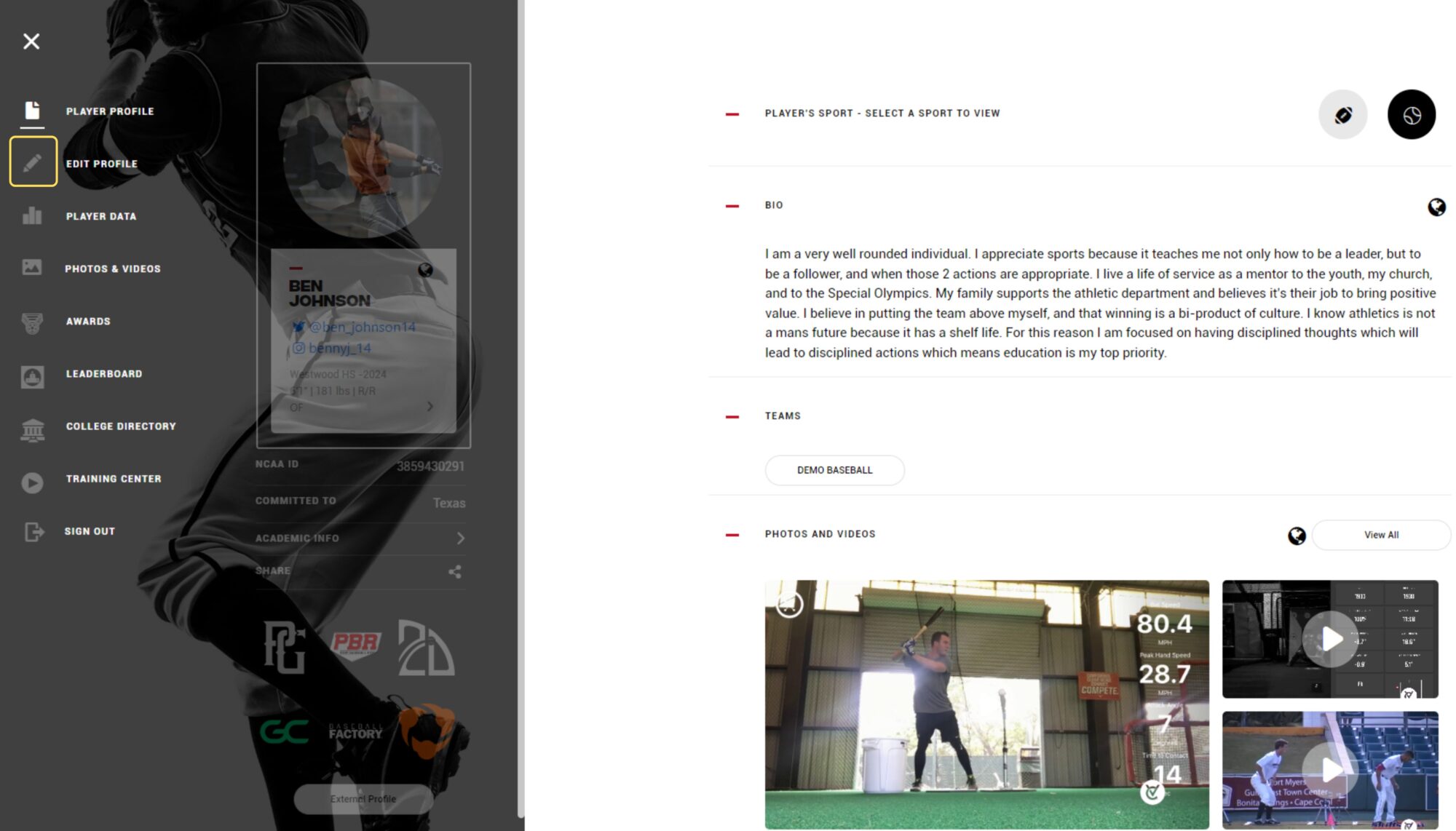 Edit Profile